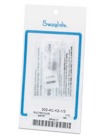 302 Stainless Steel Spring Kit for 6C, 8C and 8CP Series Poppet Check Valves, 3 psi (0.21 