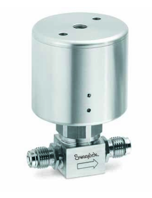 316L VIM-VAR UHP High-Pressure Diaphragm-Sealed Valve, 1/4 in. Male Swagelok VCR Fitting,