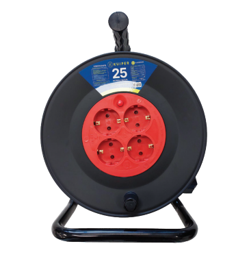 CABO DE ROLO DE EXTENSÃO ELÉCTRICA 25M