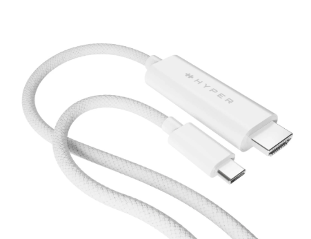 Cabo Targus HyperDrive USB-C para HDMI 4K 60Hz Branco HD6007WHGL