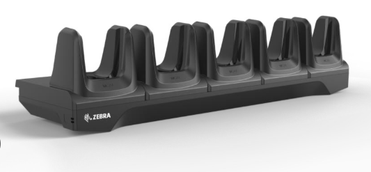Carregador de dispositivo móvel interno Zebra com 5 compartimentos, preto CRD-MC2X-5SCHG-0