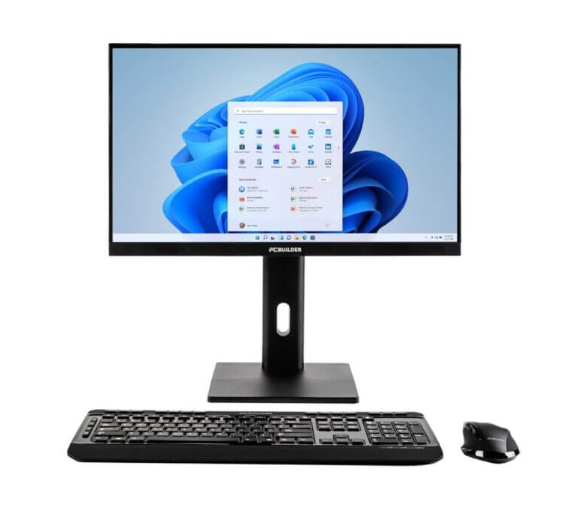 Desktop AiO PCBuilder FUSION sem toque ? 24?, Celeron, 8 GB de RAM, SSD de 480 GB, Win 11 