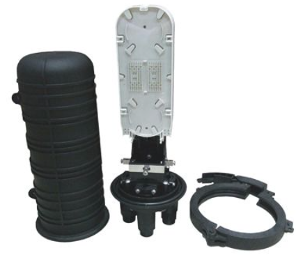 Fechamento de emenda de fibra óptica domo CV013