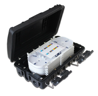 Fechamento de emenda de fibra óptica horizontal  C H 0 34