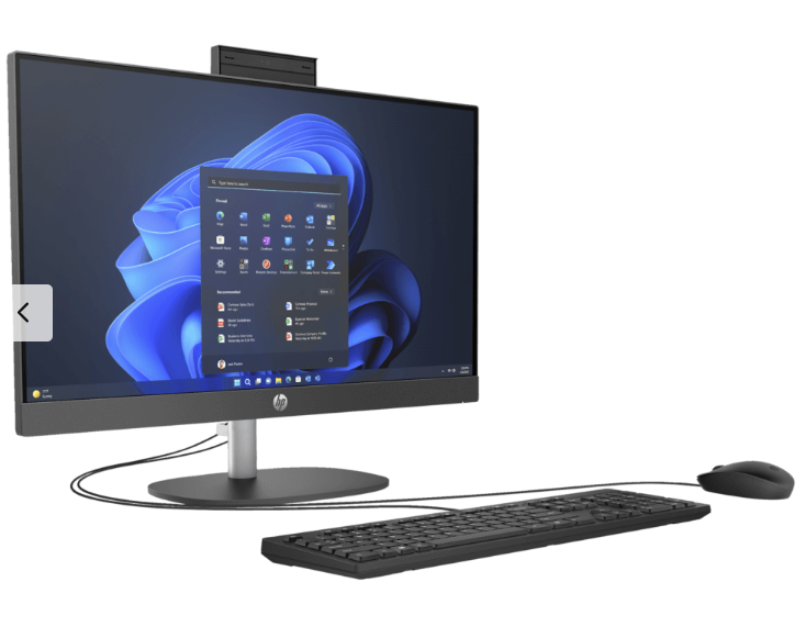 HP ProOne 240 G10 AiO Desktop sem toque ? 23,8?, i5, 8 GB de RAM, SSD de 512 GB, Win 11 Pr