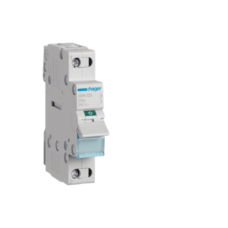 Interruptor 1P 25A SB125/SBN125 Hager