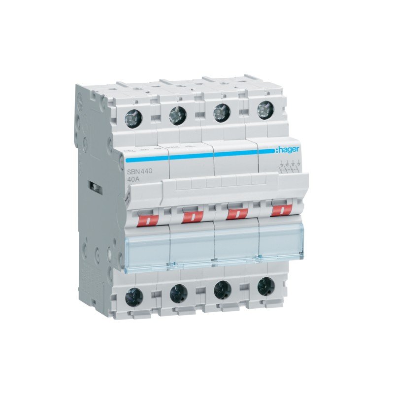 Interruptor 4P 40A SB440F/SBN440 Hager