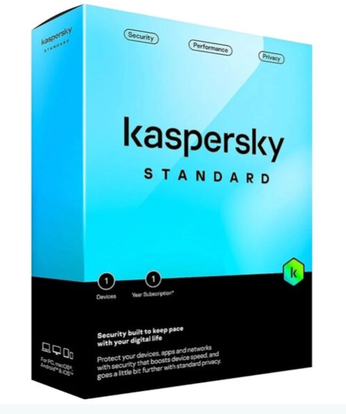 Kaspersky Standard ? 12 meses 5 usurios (cpia fsica)