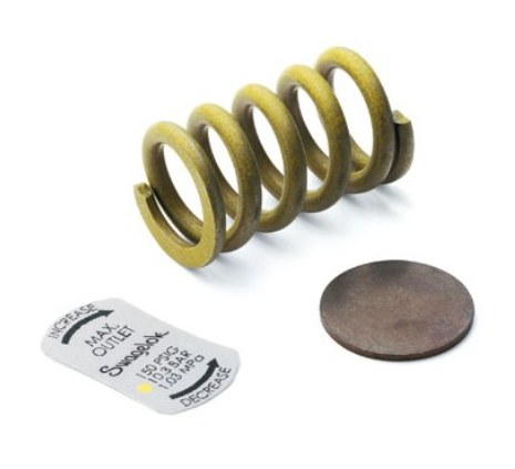 Kit de mola para regulador de gas Srie HH de Alta Pureza e Alta Vazo, Vcuo a 25 psig (1