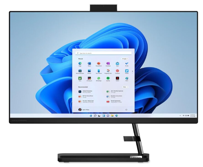 Lenovo IdeaCentre Desktop AiO sem toque ? 24?, i5, 16 GB de RAM, 512 GB SSD, Win 11 Home
