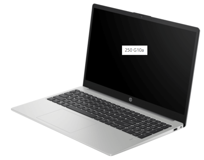 Notebook HP 250 G10 15,6? ? i5, 8GB de RAM, SSD de 512GB, Win 11 Pro