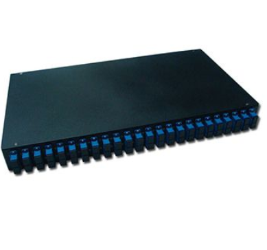 Painel de conexão de fibra óptica montado em rack tipo fixo