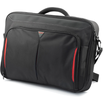 Pasta para notebook Targus CN414EU 14,3 polegadas, preta e vermelha