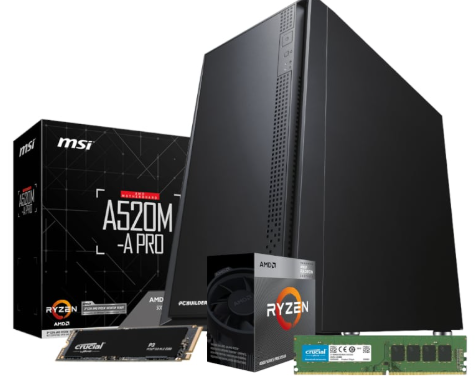 PCBuilder OFFICE MASTER Core Desktop PC ? i5, 16 GB de RAM, SSD de 500 GB, Win 11 Pro