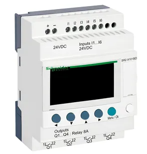 RELÉ INTELIGENTE COMPACTO ZELIO LOGIC – 20 E S 100..240 V CA RELÓGIO – ECRÃ