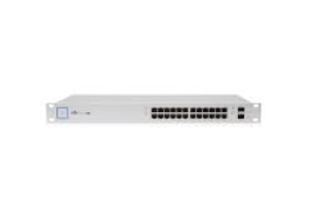 Switch gerenciado Ubiquiti UniFI USW-24 24 portas Gigabit 2SFPSwitch gerenciado Ubiquiti U