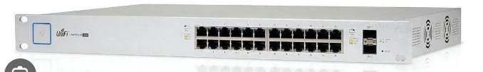 Switch Gerencivel Ubiquiti UniFi US-24-250W Gigabit Ethernet PoE 1U Prata
