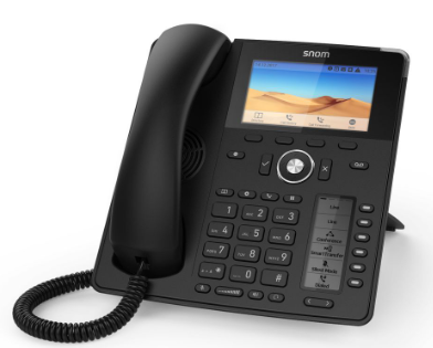 Telefone de mesa de alta resolução Snom D745