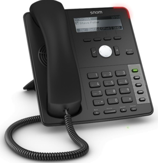 Telefone de mesa Snom HD Audio D712