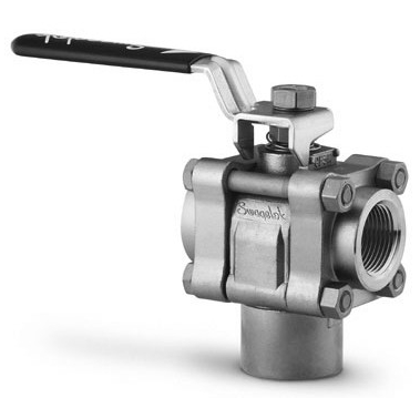 Válvula de esfera de liga C-276, série 60, 3 peças, assentos de PTFE reforçados, conexões 